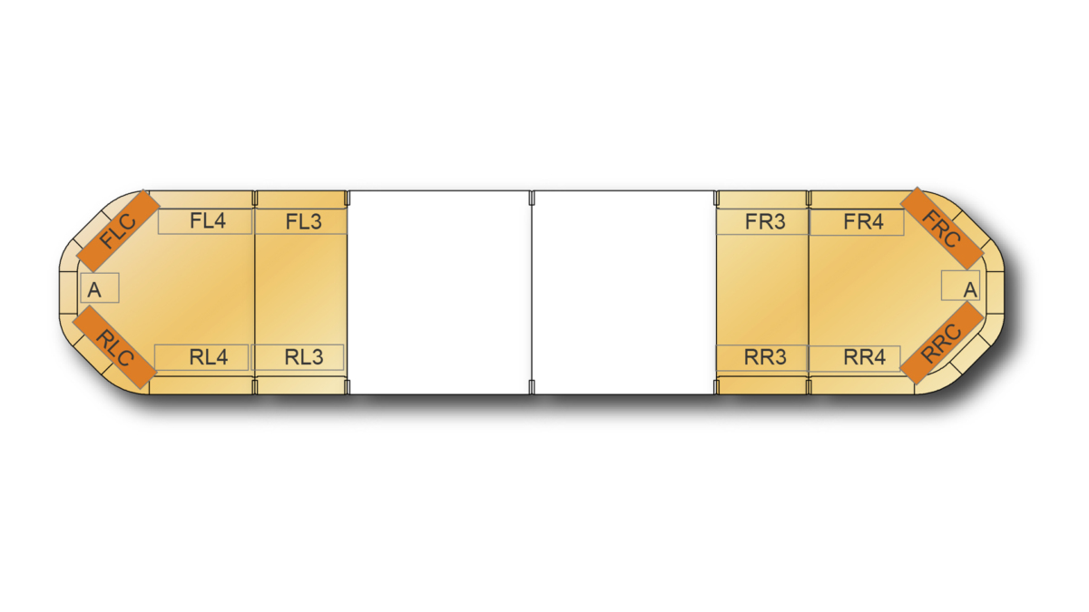 Legion FIT Illuminated Centre 1537mm (60.5") - AA (12VDC)