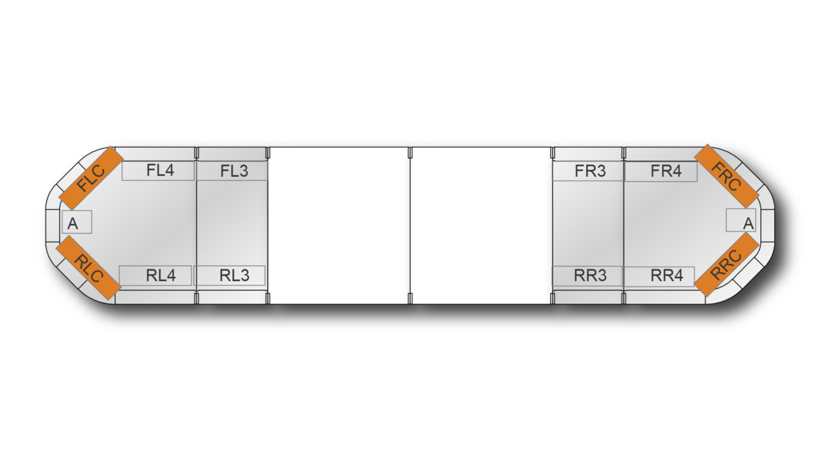 Legion FIT Illuminated Centre 1537mm (60.5") - AC (12VDC)