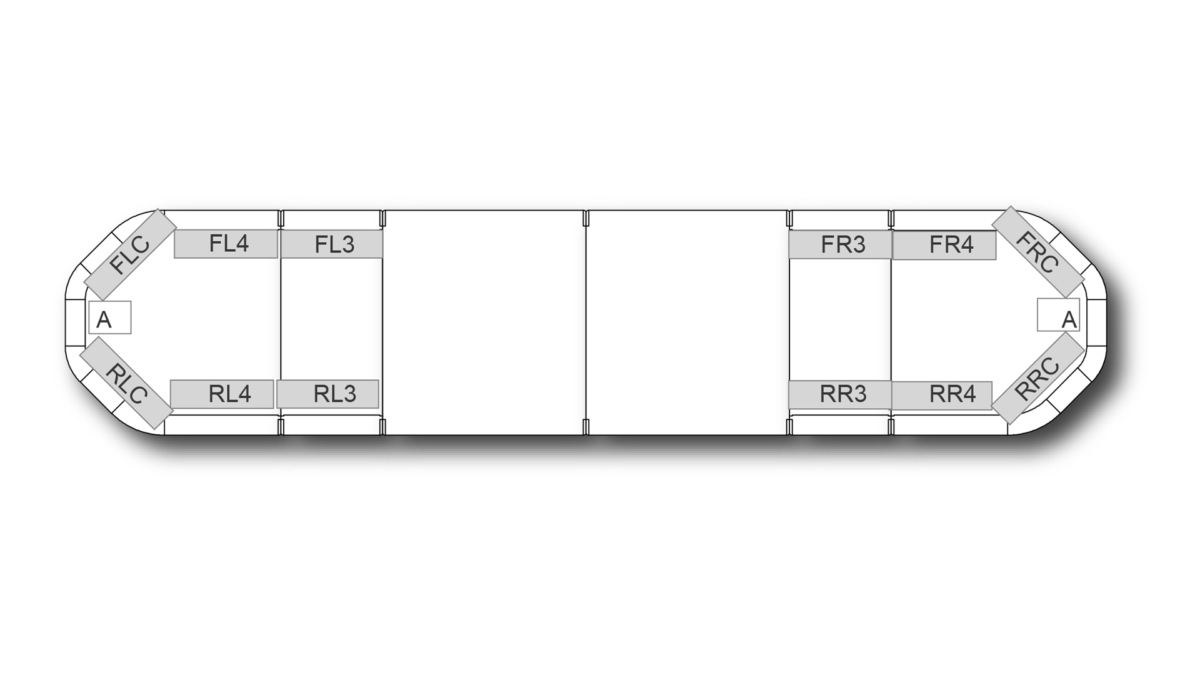 Legion FIT Illuminated Centre 1537mm (60.5") - AC (12VDC)
