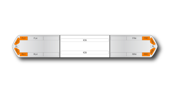 Kuiper HE Illuminated Centre 1370mm (54") - AC