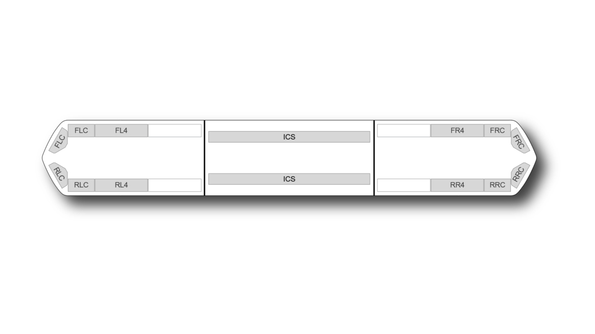 Kuiper FIT Illuminated Centre 1370mm (54") - BC