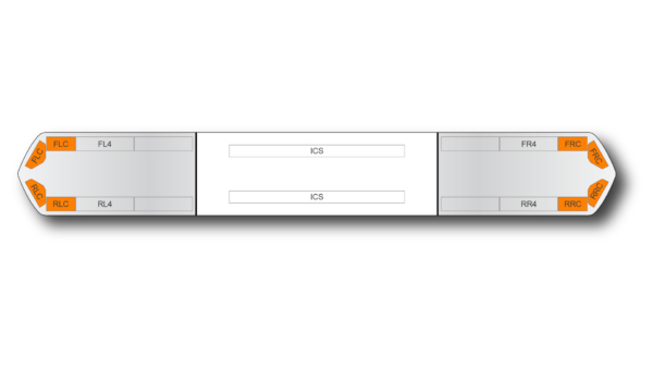 Kuiper FIT Illuminated Centre 1517mm (59.5") - AC