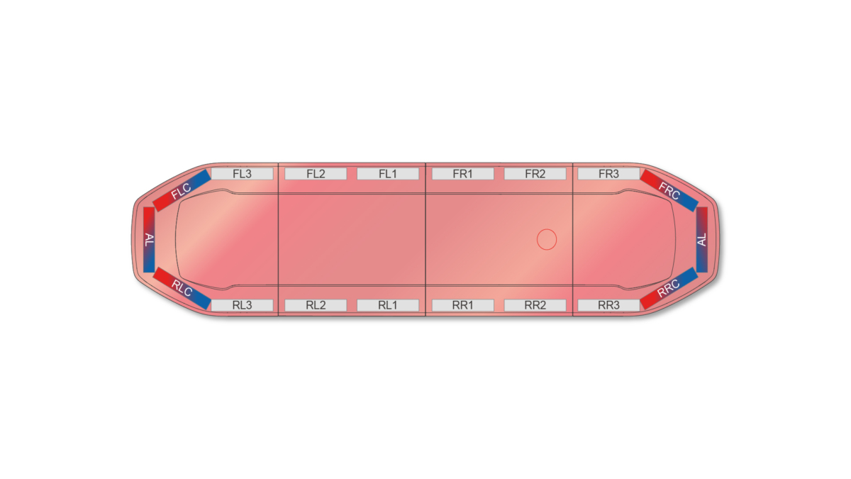 Raiden HE Dual Colour Lightbar 1219mm (48") - RBR