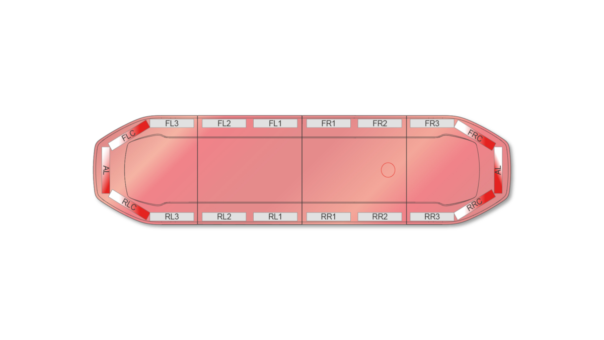 Raiden HE Dual Colour Lightbar 1219mm (48") - RWR