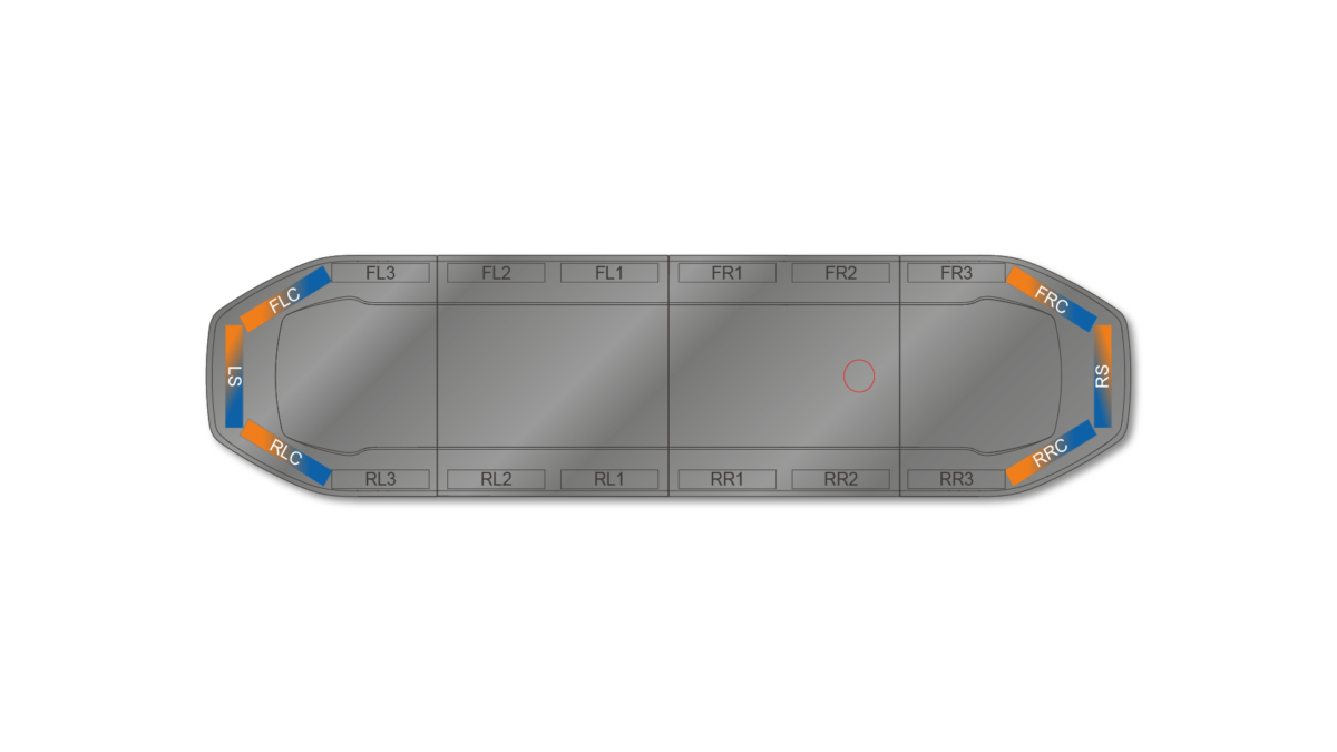 Raiden HE Dual Colour Lightbar 1219mm (48") - BAK