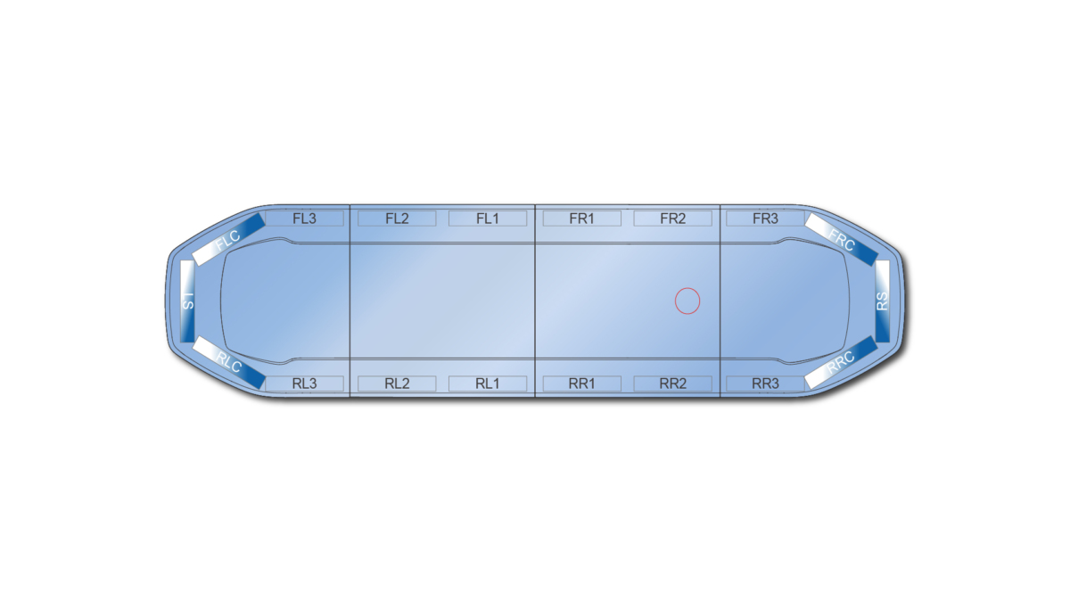 Raiden HE Dual Colour Lightbar 1219mm (48") - BWB