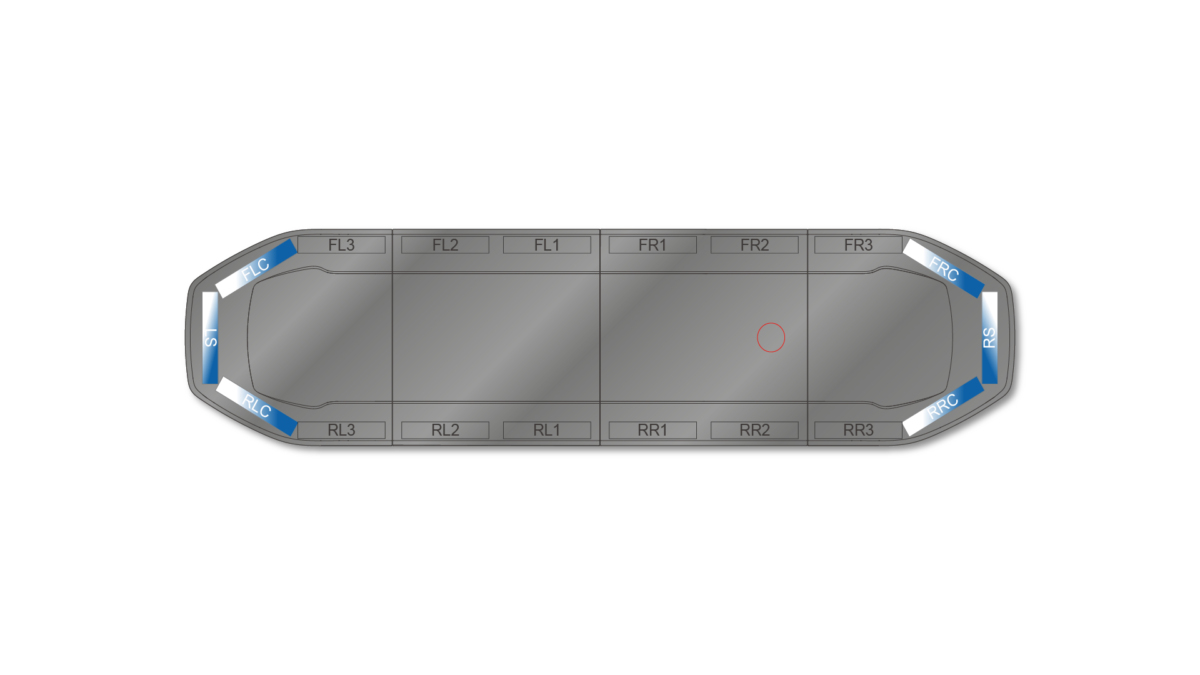 Raiden HE Dual Colour Lightbar 1219mm (48") - BWK
