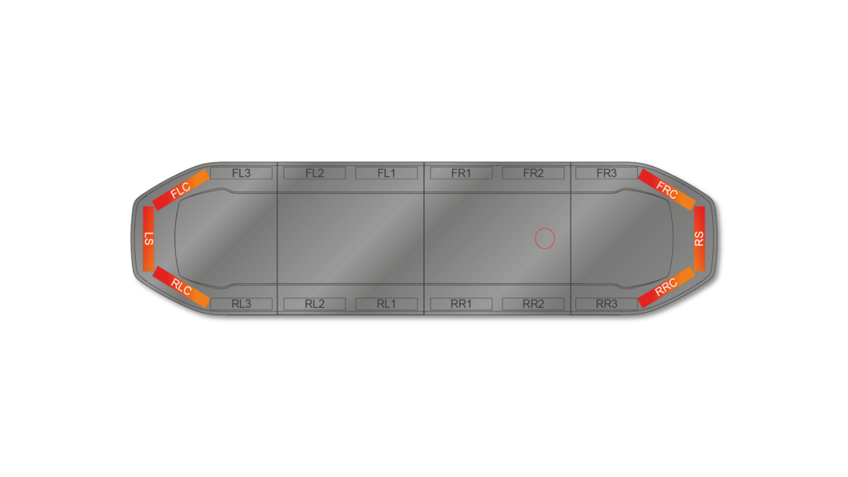 Raiden HE Dual Colour Lightbar 1219mm (48") - RAK