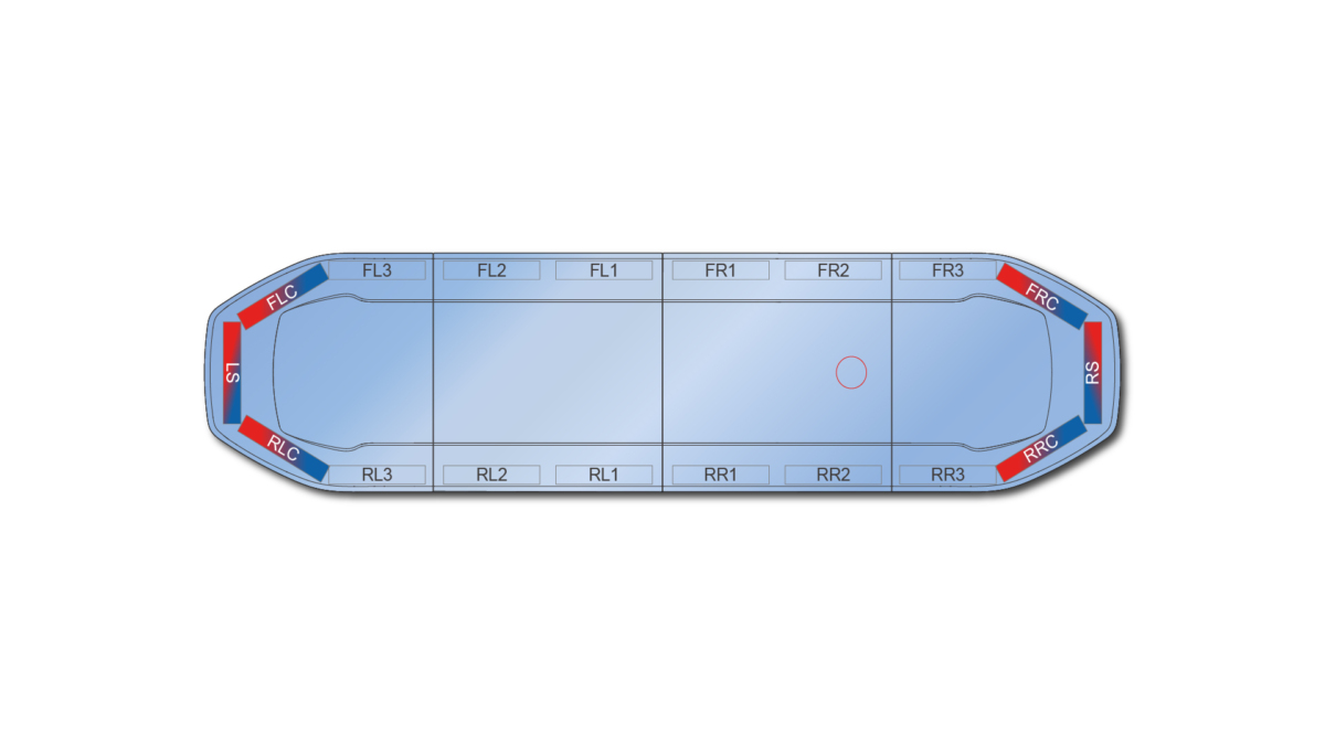 Raiden HE Dual Colour Lightbar 1219mm (48") - RBB