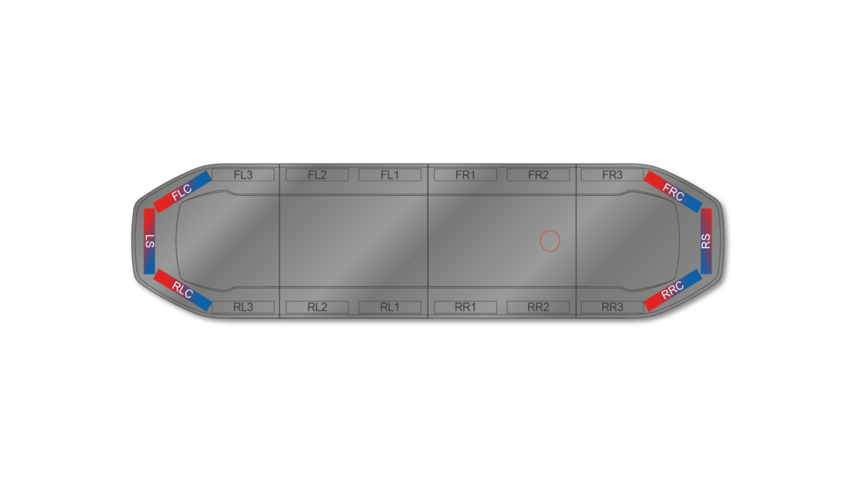 Raiden HE Dual Colour Lightbar 1219mm (48") - RBK