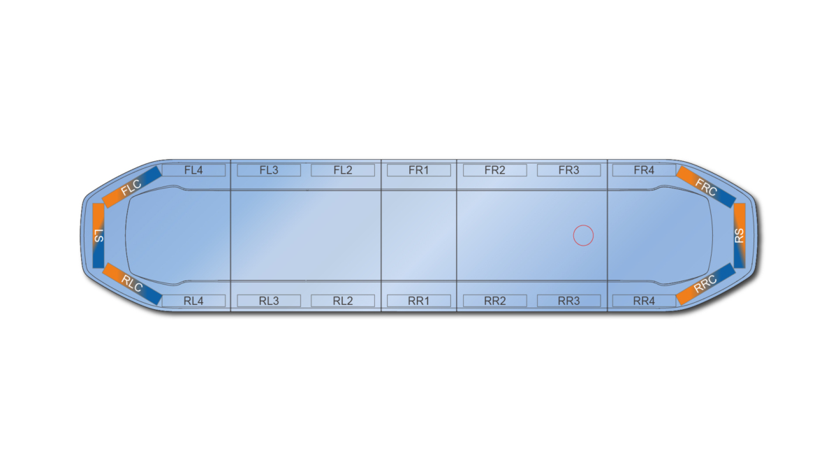 Raiden HE Dual Colour Lightbar 1371mm (54") - BAB