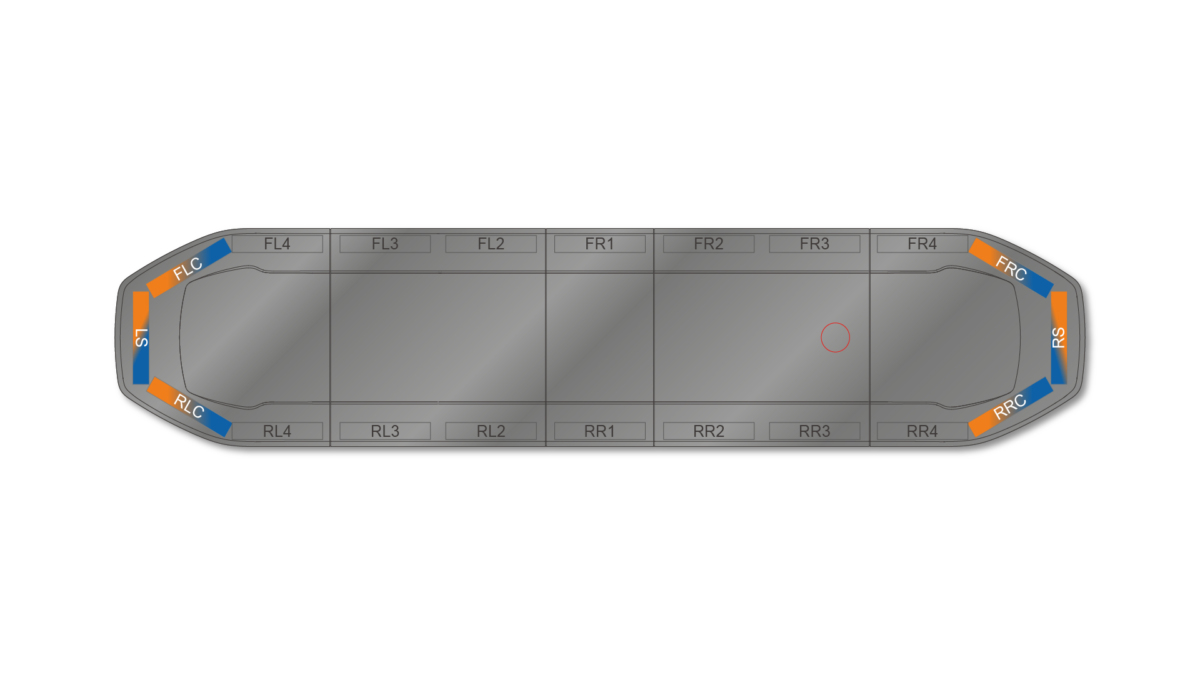 Raiden HE Dual Colour Lightbar 1371mm (54") - BAK