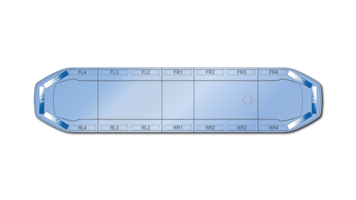 Raiden HE Dual Colour Lightbar 1371mm (54") - BWB