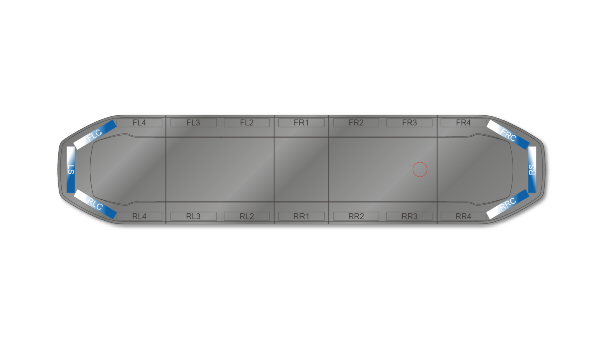Raiden HE Dual Colour Lightbar 1371mm (54") - BWK