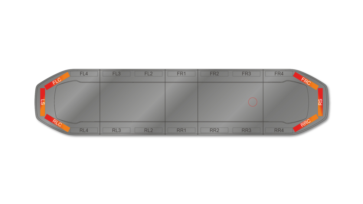 Raiden HE Dual Colour Lightbar 1371mm (54") - RAK