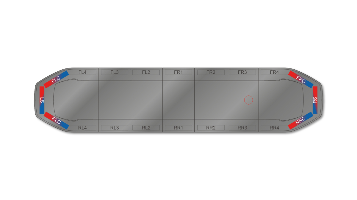 Raiden HE Dual Colour Lightbar 1371mm (54") - RBK