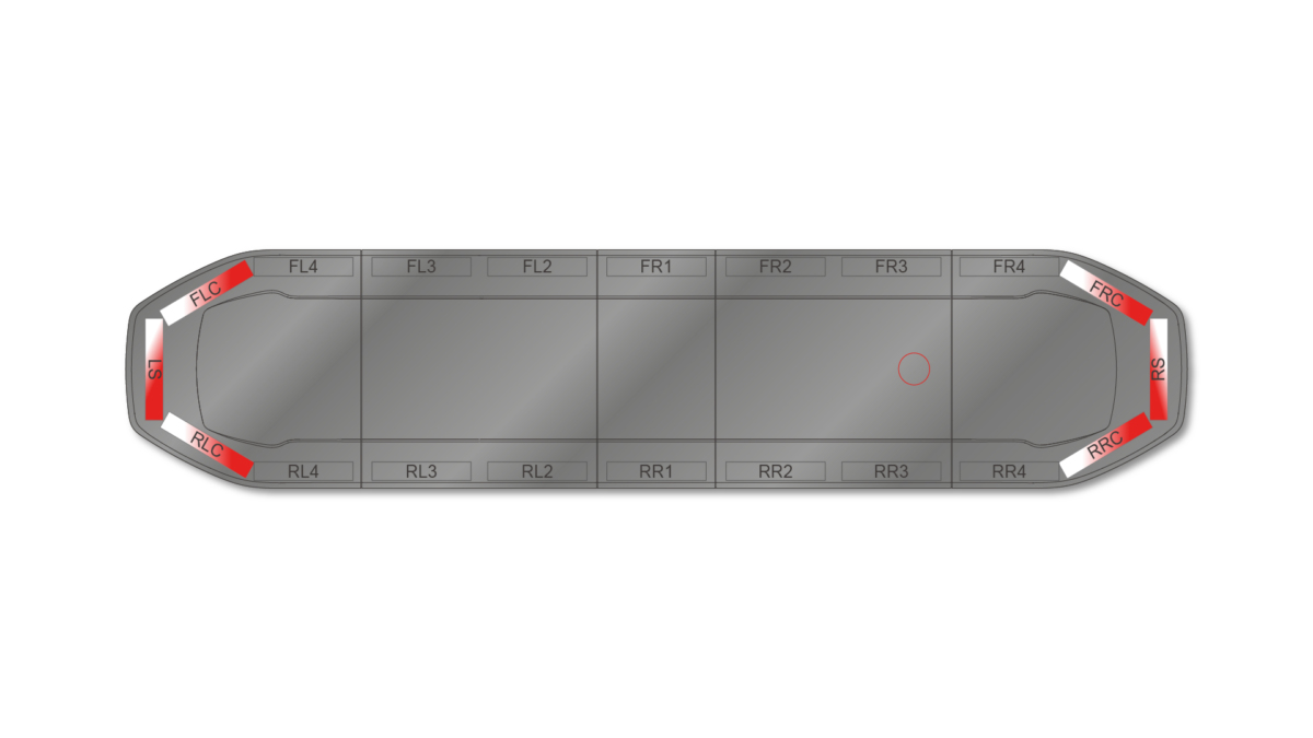 Raiden HE Dual Colour Lightbar 1371mm (54") - RWK