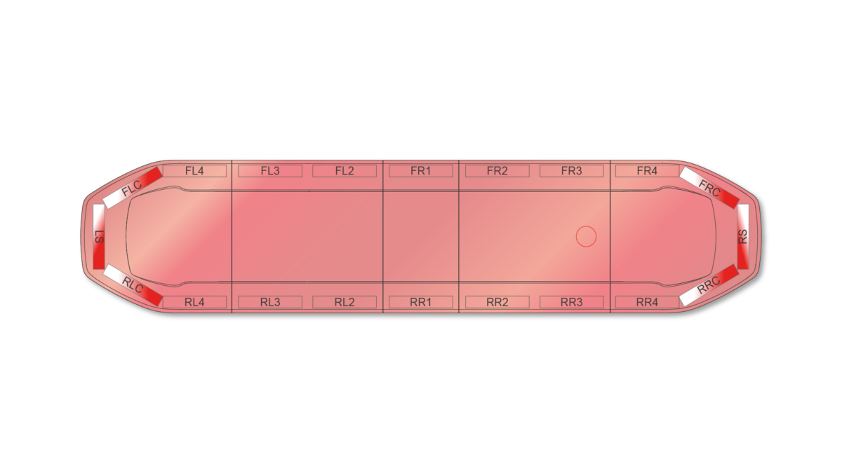 Raiden HE Dual Colour Lightbar 1371mm (54") - RWR