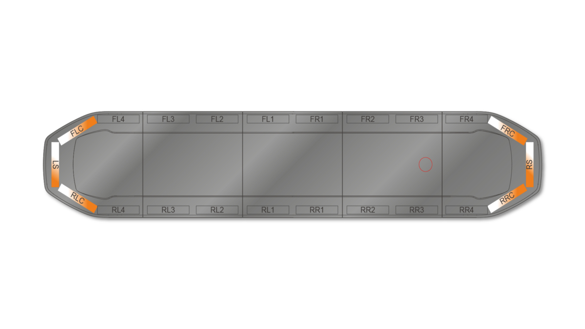 Raiden HE Dual Colour Lightbar 1523mm (60") - AWK