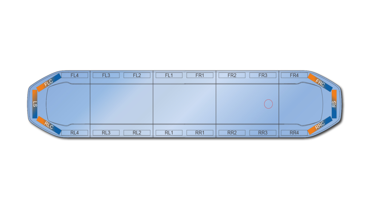 Raiden HE Dual Colour Lightbar 1523mm (60") - BAB