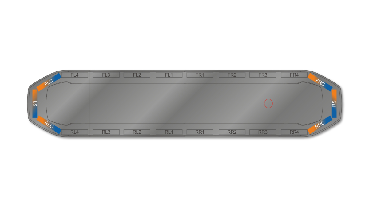 Raiden HE Dual Colour Lightbar 1523mm (60") - BAK
