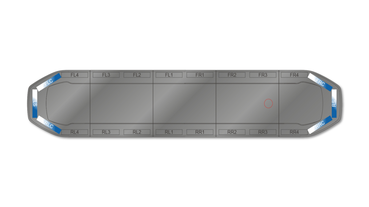 Raiden HE Dual Colour Lightbar 1523mm (60") - BWK