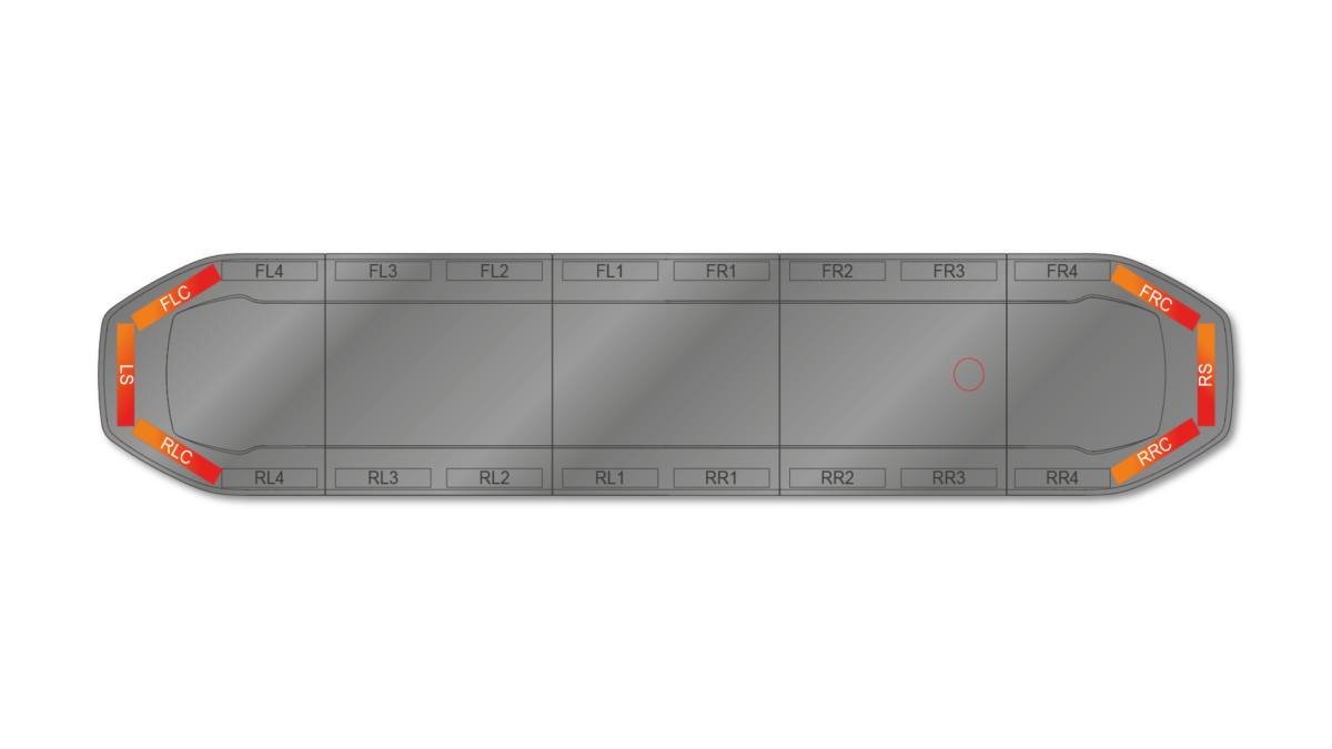 Raiden HE Dual Colour Lightbar 1523mm (60") - RAK