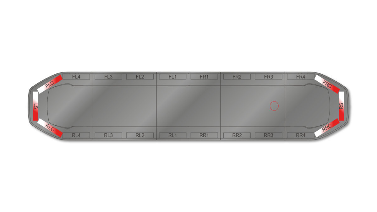 Raiden HE Dual Colour Lightbar 1523mm (60") - RWK