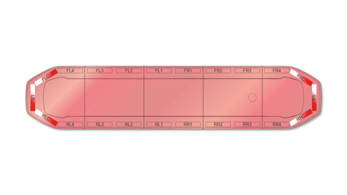 Raiden HE Dual Colour Lightbar 1523mm (60") - RWR