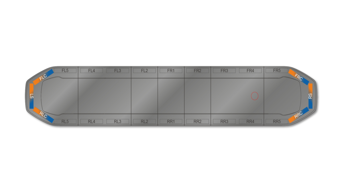 Raiden HE Dual Colour Lightbar 1676mm (66") - BAK