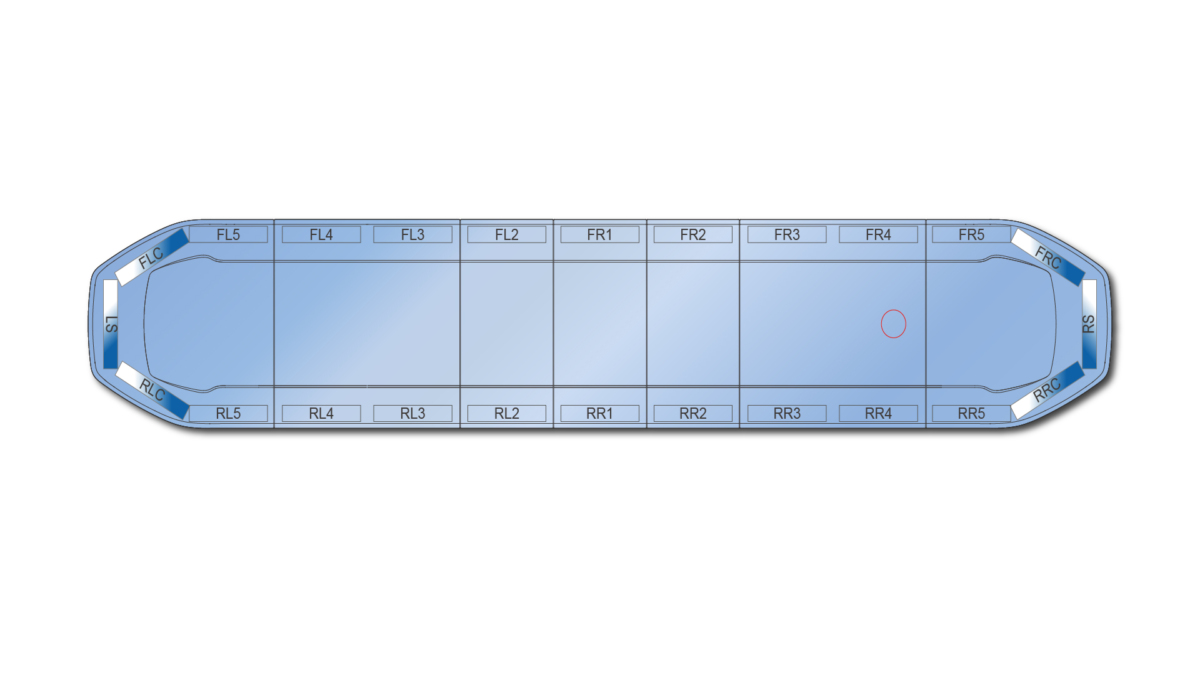 Raiden HE Dual Colour Lightbar 1676mm (66") - BWB