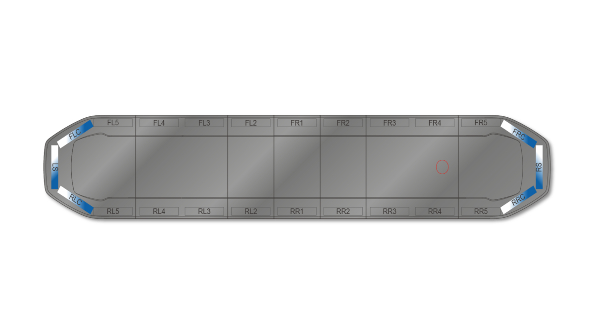 Raiden HE Dual Colour Lightbar 1676mm (66") - BWK