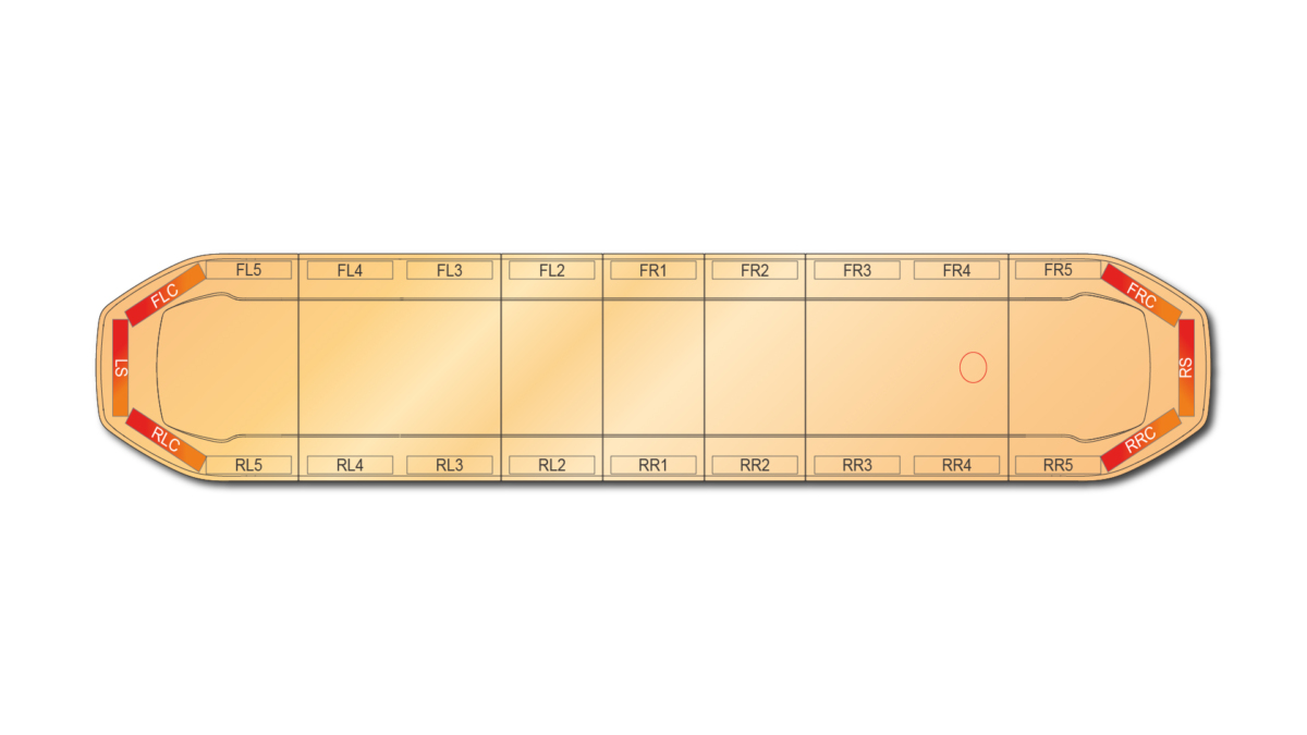 Raiden HE Dual Colour Lightbar 1676mm (66") - RAA