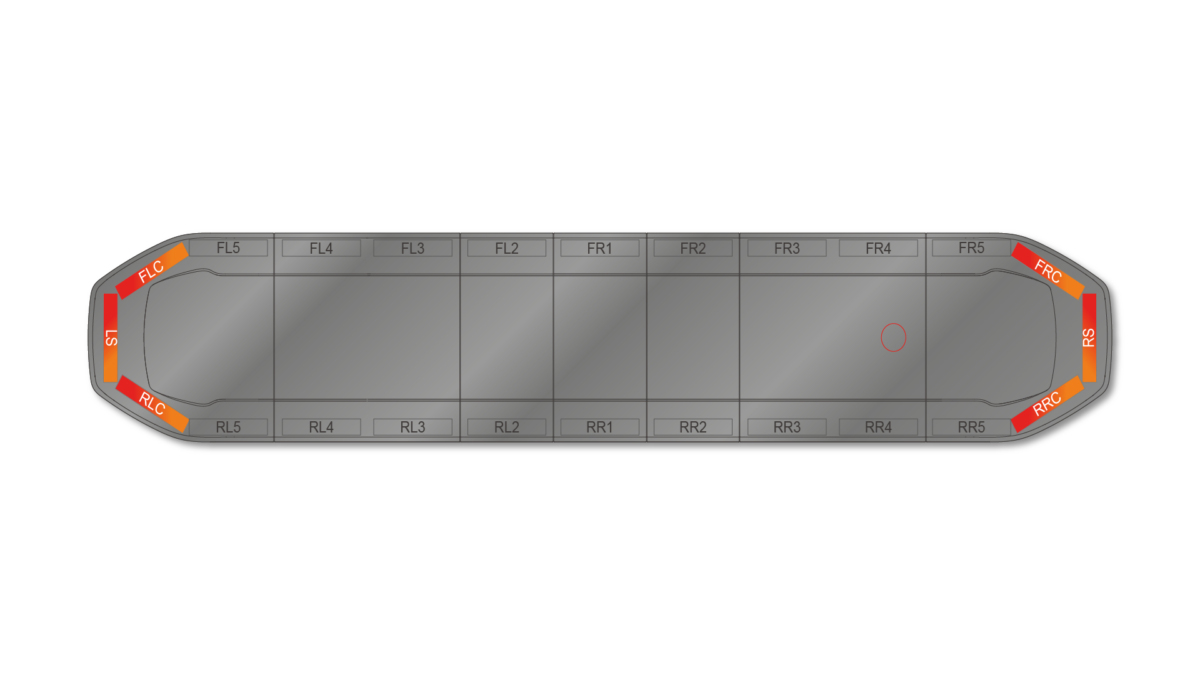 Raiden HE Dual Colour Lightbar 1676mm (66") - RAK