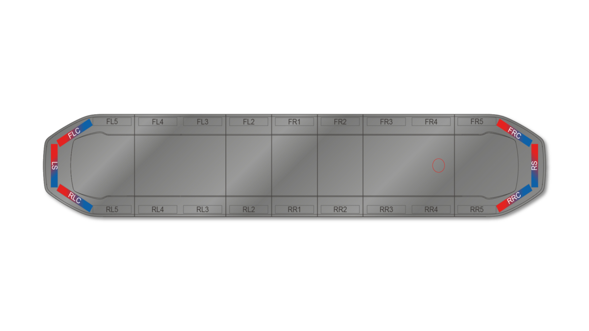 Raiden HE Dual Colour Lightbar 1676mm (66") - RBK