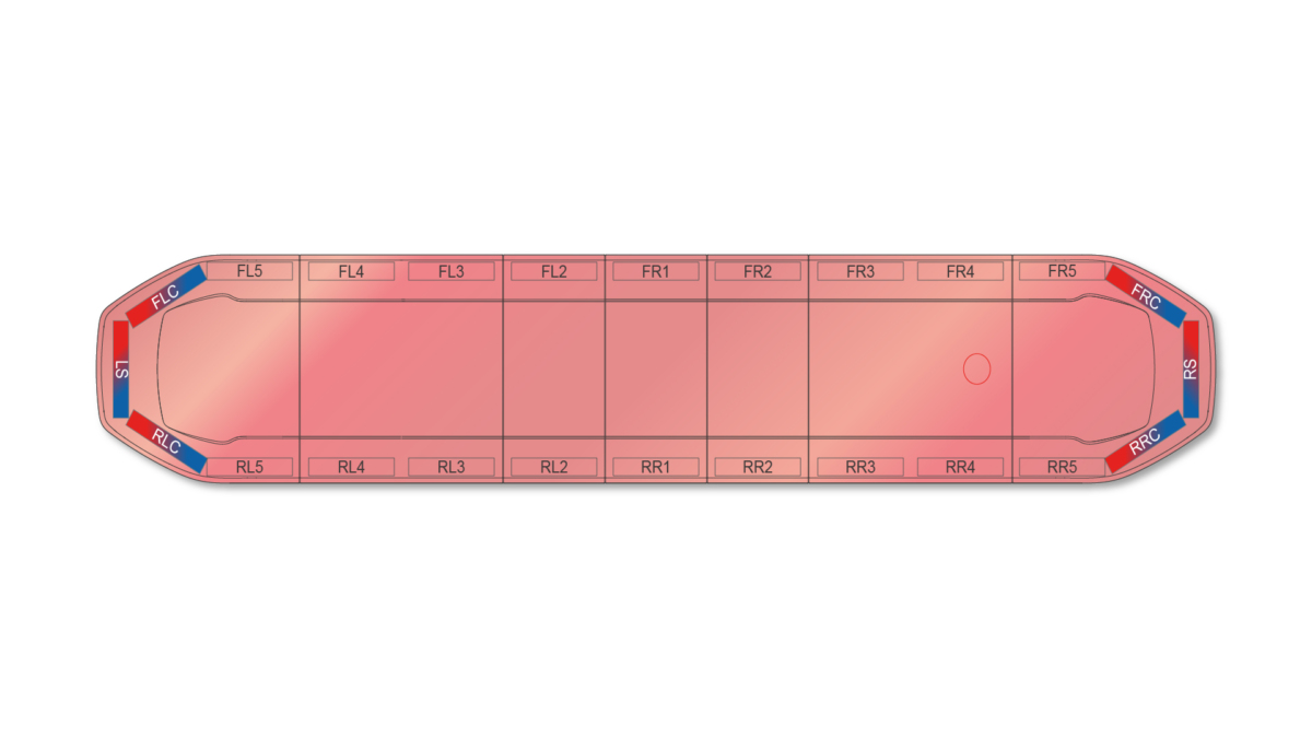 Raiden HE Dual Colour Lightbar 1676mm (66") - RBR