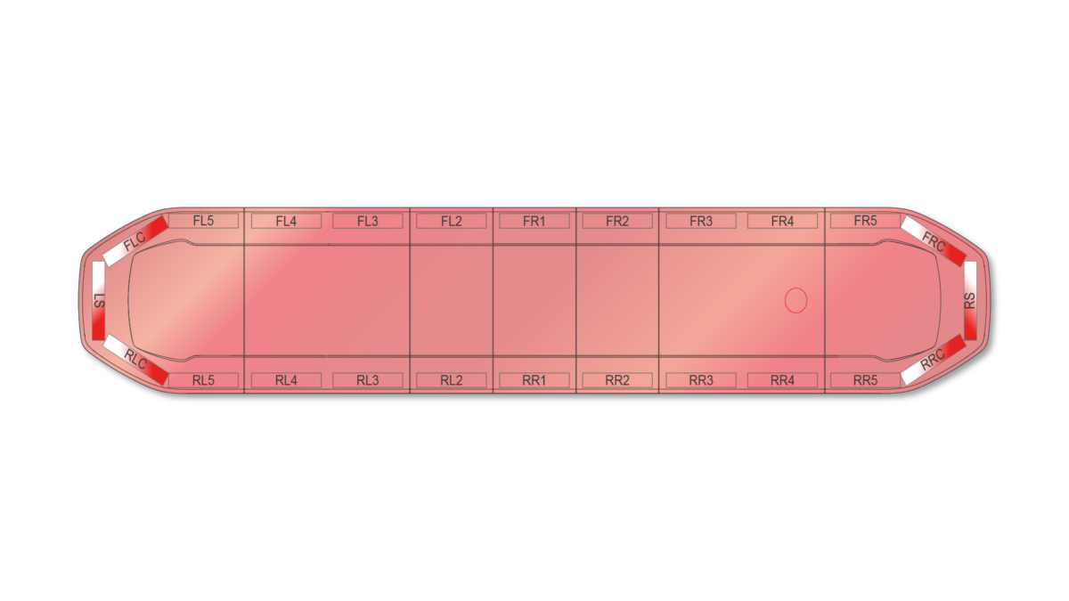 Raiden HE Dual Colour Lightbar 1676mm (66") - RWR