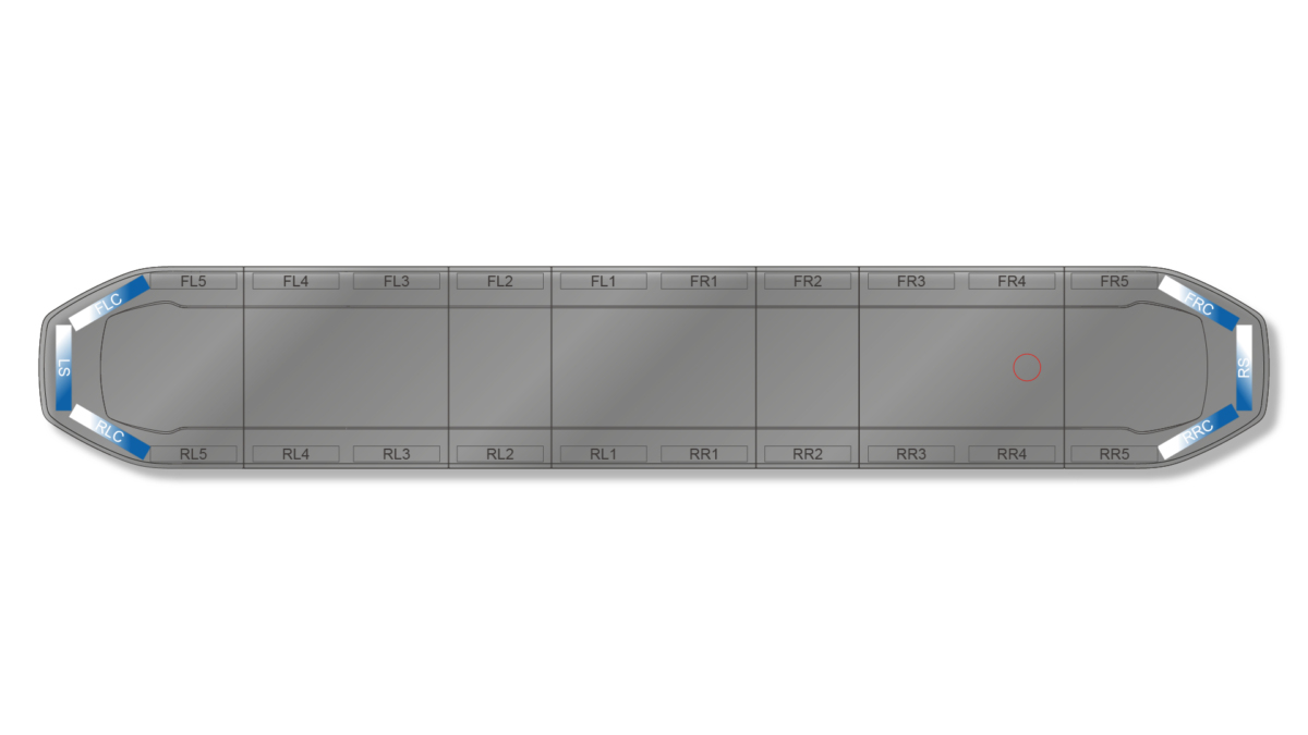 Raiden HE Dual Colour Lightbar 1829mm (72") - BWK