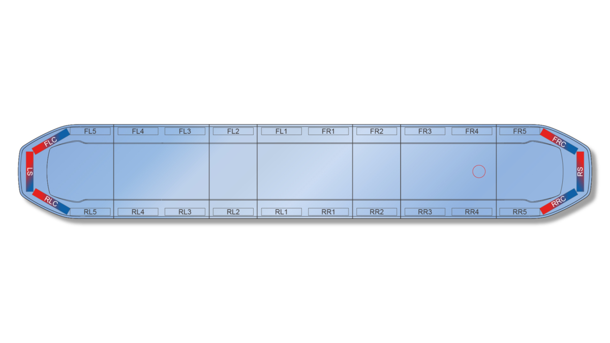 Raiden HE Dual Colour Lightbar 1829mm (72") - RBB