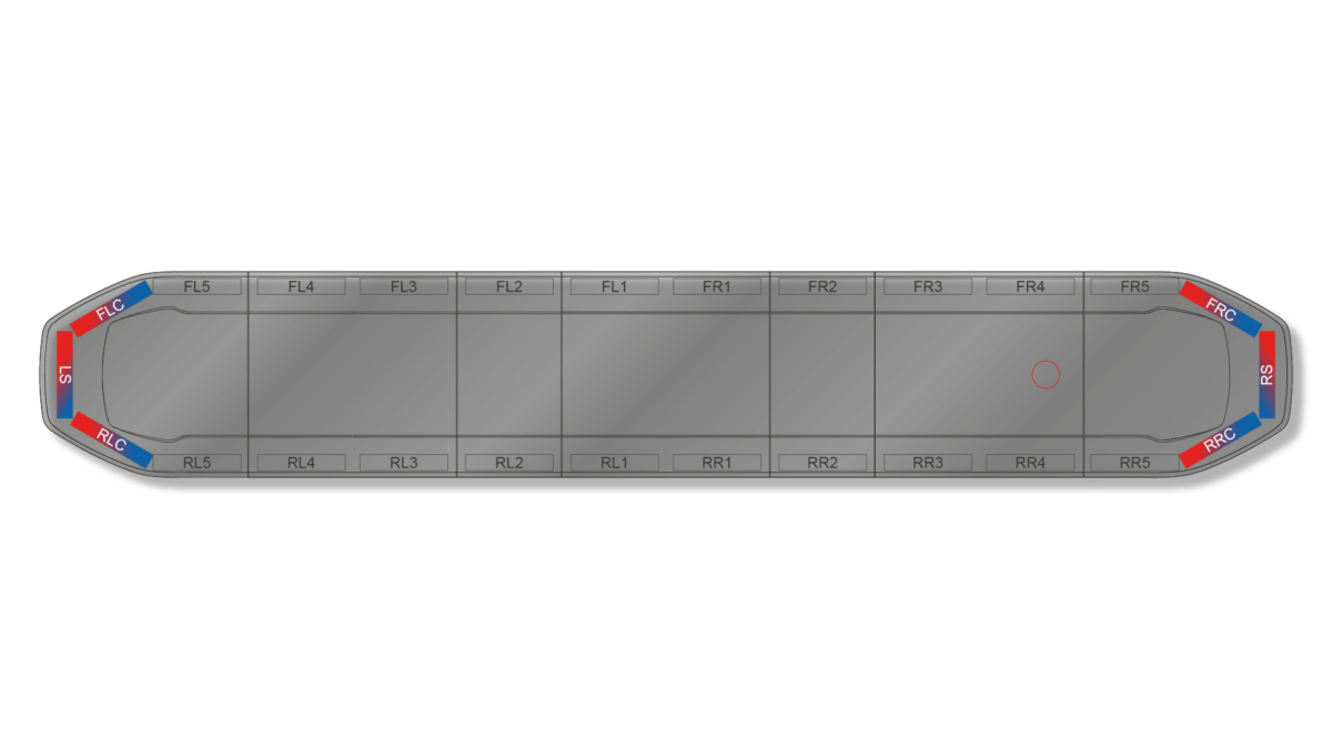 Raiden HE Dual Colour Lightbar 1829mm (72") - RBK