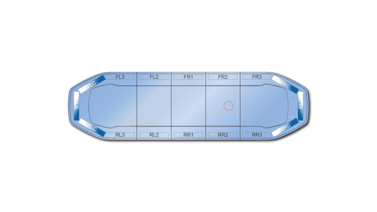 Raiden HE Dual Colour Lightbar 1066mm (42") - BWB