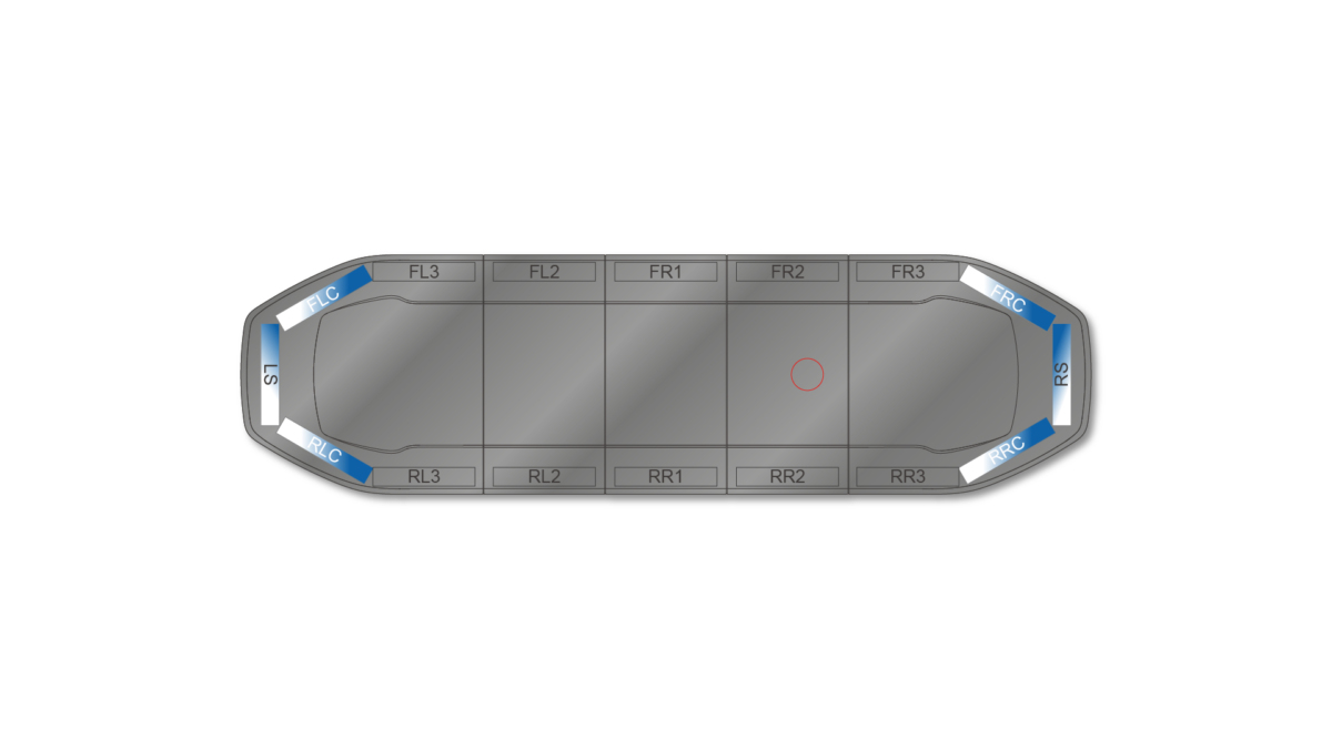 Raiden HE Dual Colour Lightbar 1066mm (42") - BWK