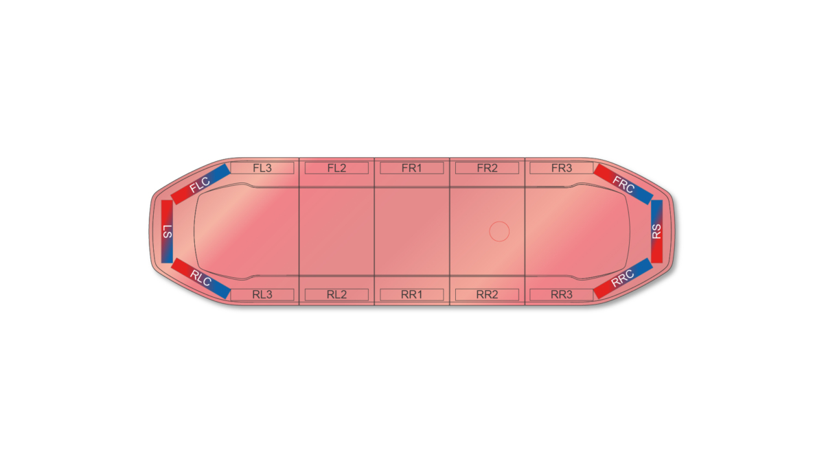 Raiden HE Dual Colour Lightbar 1066mm (42") - RBR