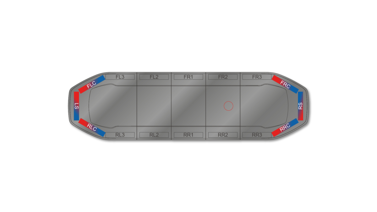 Raiden HE Dual Colour Lightbar 1066mm (42") - RBK