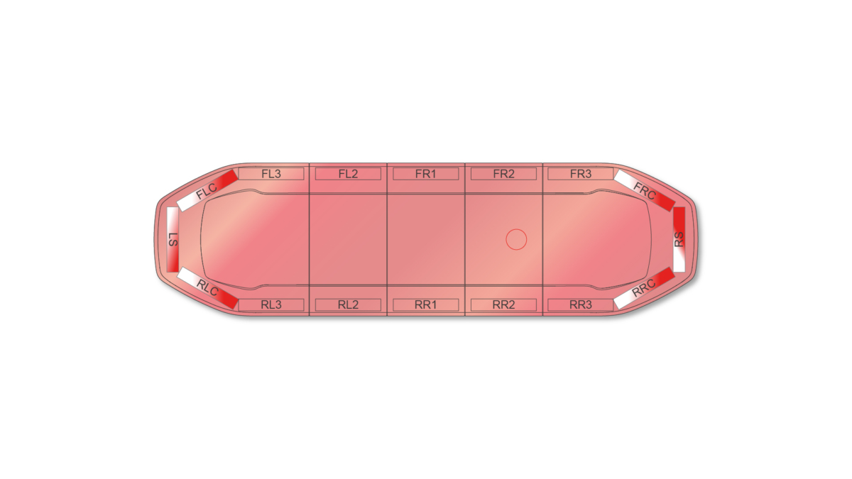 Raiden HE Dual Colour Lightbar 1066mm (42") - RWR
