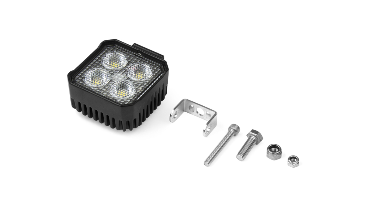 HL Work Lamp - 4LED - White (Square)