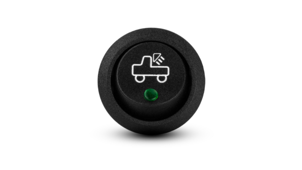 Rocker Switch - Green LED Rear Scene Light Symbol