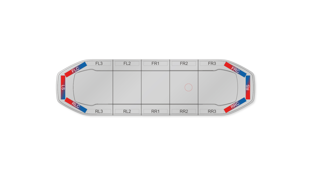 Raiden HE Dual Colour Lightbar 1066mm (42") - RBC
