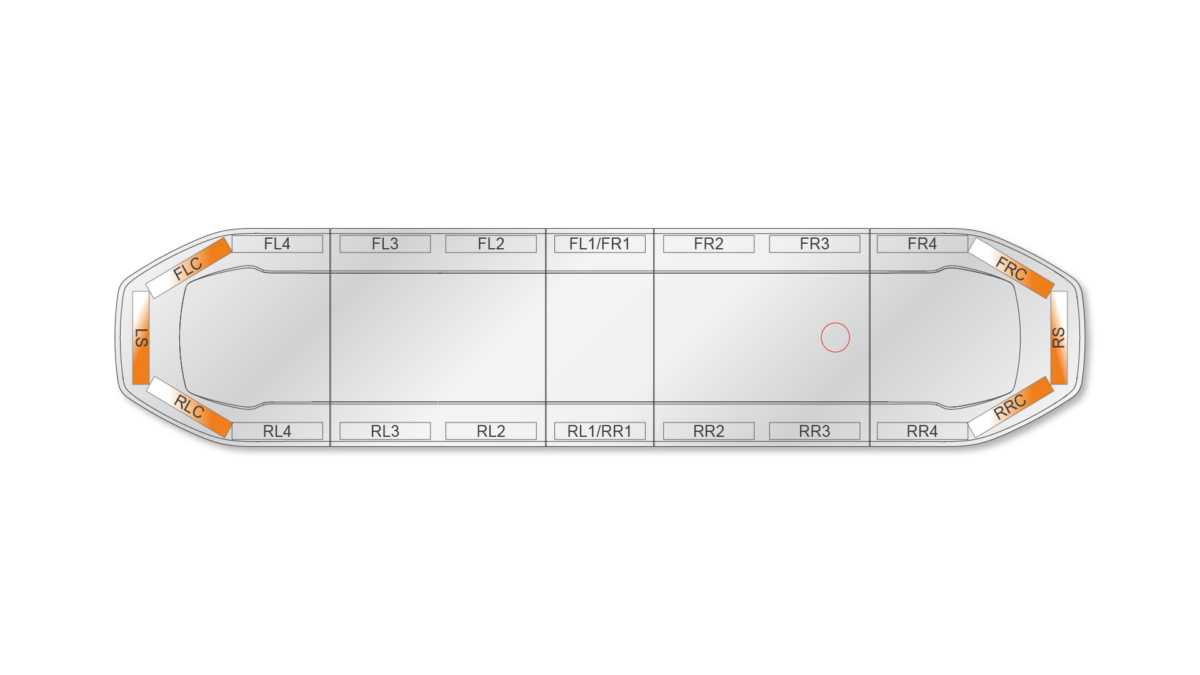 Raiden HE Dual Colour Lightbar 1371mm (54") - AWC