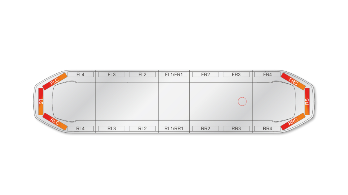 Raiden HE Dual Colour Lightbar 1371mm (54") - RAC